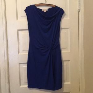 Michael Kors Blue Drape Dress